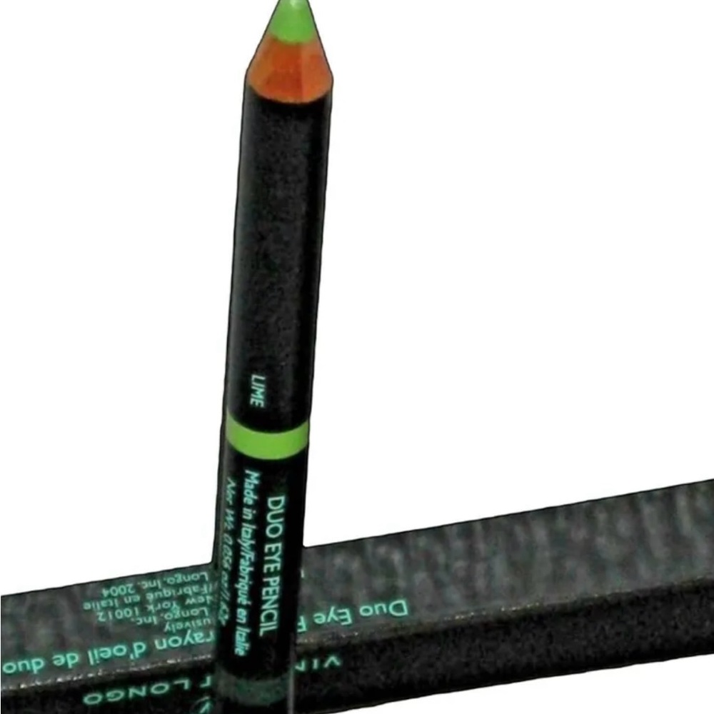 Vincent Longo Duo Eye Pencil Eyeliner LIME/ FOREST GREEN discontinued NIB